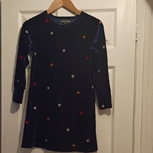 Trixxi Kids Dress in Navy with Star Accents